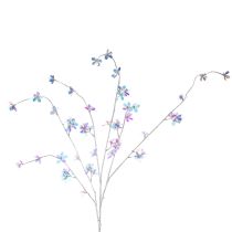 Product Artificial delicate flowering branch with iridescent blossoms, 98cm