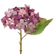 Product Artificial Hydrangeas Purple Artificial Flowers Hydrangea 34cm 2pcs