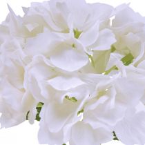 Product Hydrangea Artificial White Real Touch Flowers 33cm