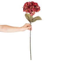 Product Artificial hydrangea flowering branch, large bloom, 74cm