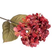 Product Artificial hydrangea flowering branch, large bloom, 74cm