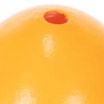 Product Real Blown Orange Easter Eggs for DIY Crafting and Seasonal Home Decoration, 5cm, Set of 10