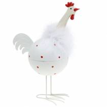 Product Chicken white with dots 21cm