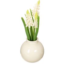Product Hyacinth artificial flower vase for elegant table decoration and stylish look 20cm