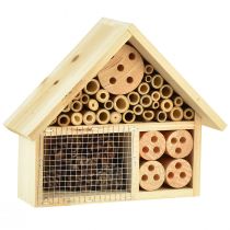 Insect house natural insect hotel wood fir natural H21cm
