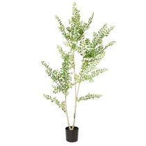 Product Artificial plant in a pot, 130 cm tall, green, decorative