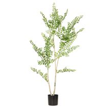 Product Artificial plant in a pot, 130 cm tall, green, decorative