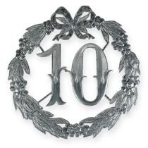 Product Anniversary number 10 in silver