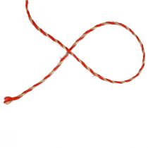Product Jute ribbon jute cord jute string red natural colour Ø2.5mm 200m