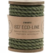 Product Jute ribbon jute cord cord jute decoration olive green Ø7mm 5m