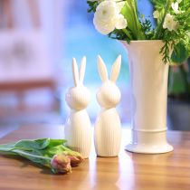 Product Simple rabbit figurine as a decorative object for modern spring arrangements, 22cm, 2 pieces