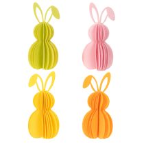 Product Decorative felt rabbit figure for spring decoration, 20cm, 4 pieces