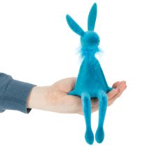 Product Easter décor Blue Bunny as a shelf sitter Ideal as charming spring decoration 27cm 2 pieces