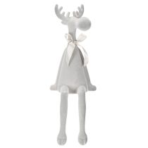 Product Christmas figurine reindeer with long legs, shelf sitter, 54cm