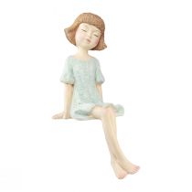 Product Edge Seater Garden Figure Sitting Girl Colorful 52cm