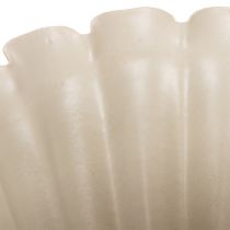 Product Bowl, goblet, flower calyx, cream-colored decoration, 9cm