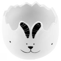 Product Ceramic Easter Eggs Flower Pot Easter Bunny 9cm 3pcs