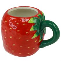 Product Ceramic cup strawberry for planting 10cm Ø6.5cm