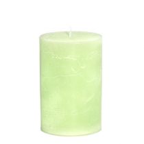 Product Candle coloured lime green pillar candles 85×120mm 2 pcs