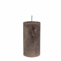 Product Solid-colored pillar candles, copper metallic, decorative, 50×100mm, set of 4