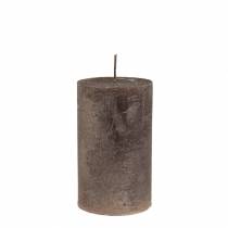Product Colored candles copper metallic 60×100mm 4pcs