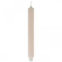 Candle long table candle rod candle cream Ø3cm H29cm