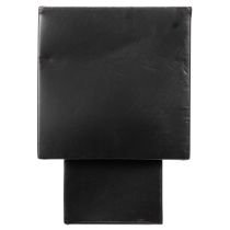 Product Black cube planter with base, modern, 22cm
