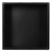 Product Black cube planter with base, modern, 22cm