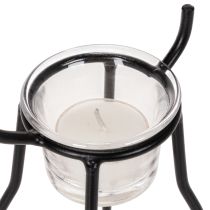 Product Reindeer candle holder with tealight glass, 28cm