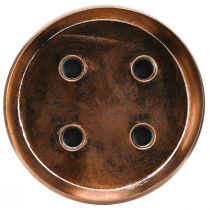Product Candle holder bowl for 4 candles antique look bronze Ø22cm