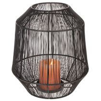 Product Black Decorative Lantern Wire Basket Modern style Ø24cm H28cm