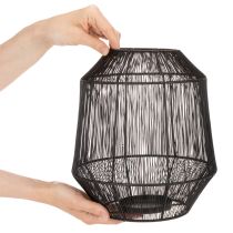 Product Black Decorative Lantern Wire Basket Modern style Ø24cm H28cm
