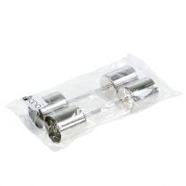 Product Silver candle holders for taper candles Ø3.2cm, 4 pieces