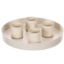 Product Magnetic candle holders for thick taper candles (4cm), 4 pieces