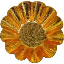 Product Tealight holder Christmas decoration baking pan black gold Ø12cm 2pcs