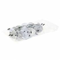 Product Candle holder for sticking silver Ø4.5cm 12 pcs