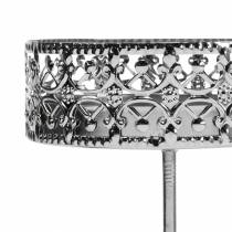 Product Floral Candle Holders Silver Ø7.4cm H12.5cm Antique Look 4 pcs