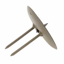 Product Candle holder for sticking 6x6.5cm brown 4 pcs