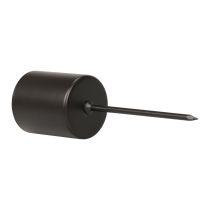 Product Candle holder for sticking, black, Ø3.2cm, 4 pieces