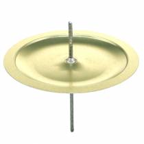 Product Candle holder with spike gold Ø6cm 36 pcs