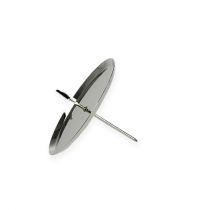 Product Candle Holder Silver Ø7cm 4 pcs