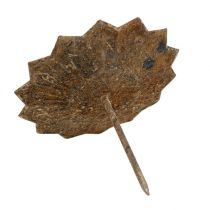 Product Candle holder for sticking tealight holder brown H8.5cm 4pcs