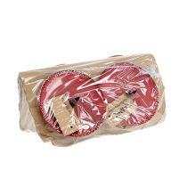 Product Candle holder to stick red Ø8cm 4pcs