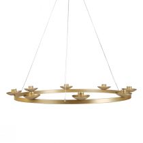 Product Candlestick gold hanging candlestick candle holder Ø34cm