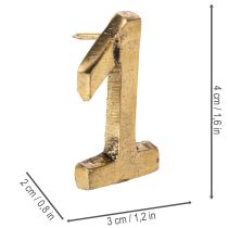 Product Advent candle pins, numbers 1 to 4, set of 4, 4cm, 4 pieces