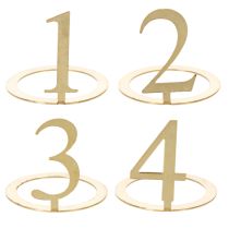 Product Candle ring taper candle number set for Advent wreath 3cm 4pcs