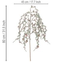 Product Artificial pine branch with cones, decorative pine branch, artificial, 80cm, 3 pieces