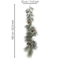 Product Artificial pine garland with cones