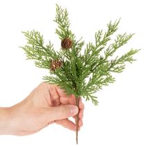 Product Artificial pine branch with cones, 28cm, 6 pieces