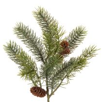 Product Artificial Christmas branch, decorative branch with pine cones